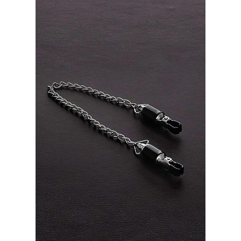 Barrel Tit Clamps with Chain (pair)